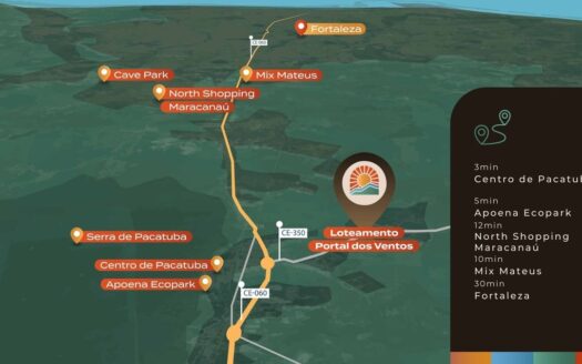 Loteamento em Pacatuba sem entrada – a partir de R$ 250,00 mês*